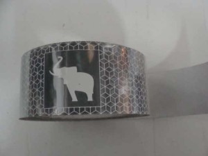 TAŚMA ODBLASKOWA BIAŁA " LOGO SCHMITZ " 