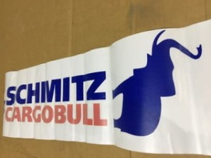 NAKLEJKA DUŻA PIONOWA NA DRZWI TYLNE SCHMITZ CARGOBULL